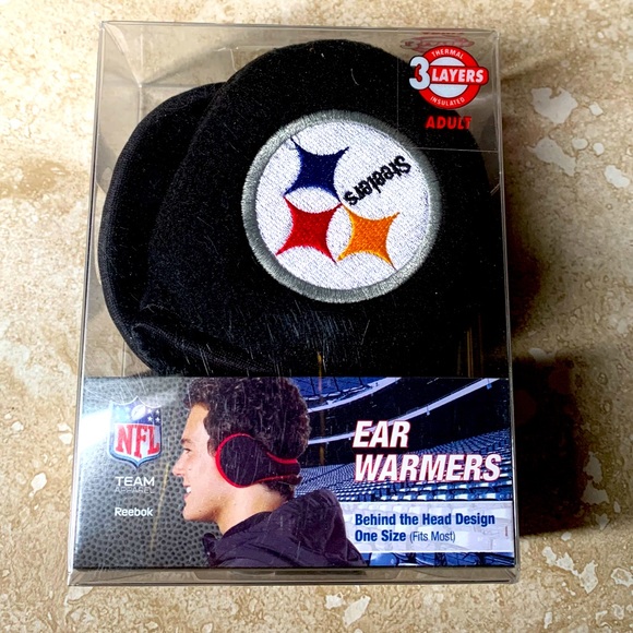 Reebok Other - NFL Pittsburgh Steelers behind-the-head ear warmers by 180’s